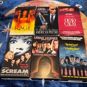 Vintage Horror VHS Lot